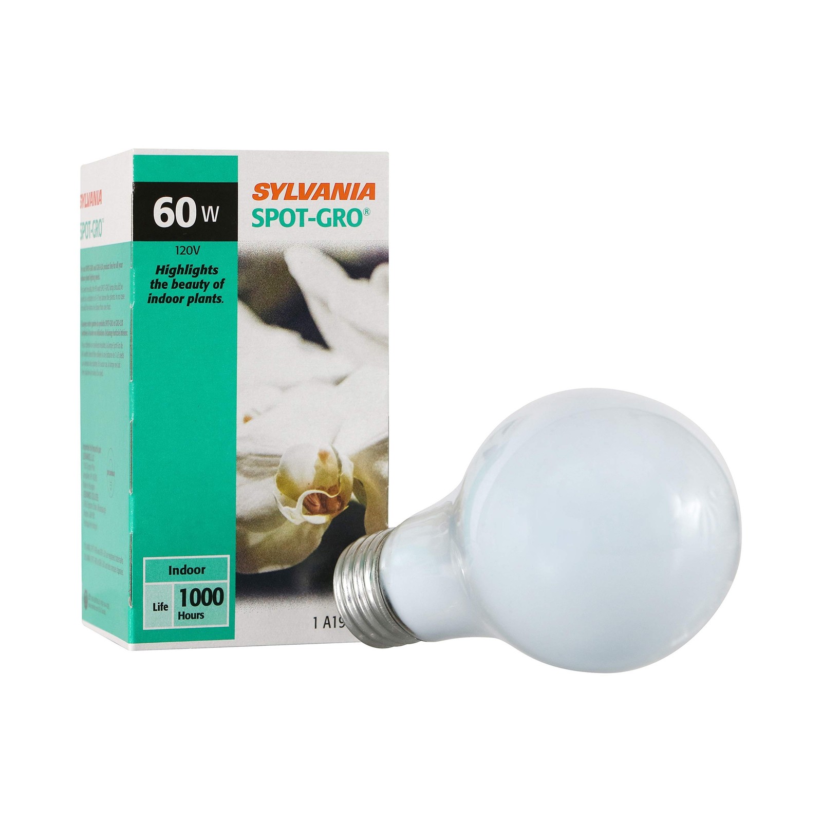 Incandescent Spot-Gro 60W Grow Light Bulb,A19,705 Lumens,Fro
