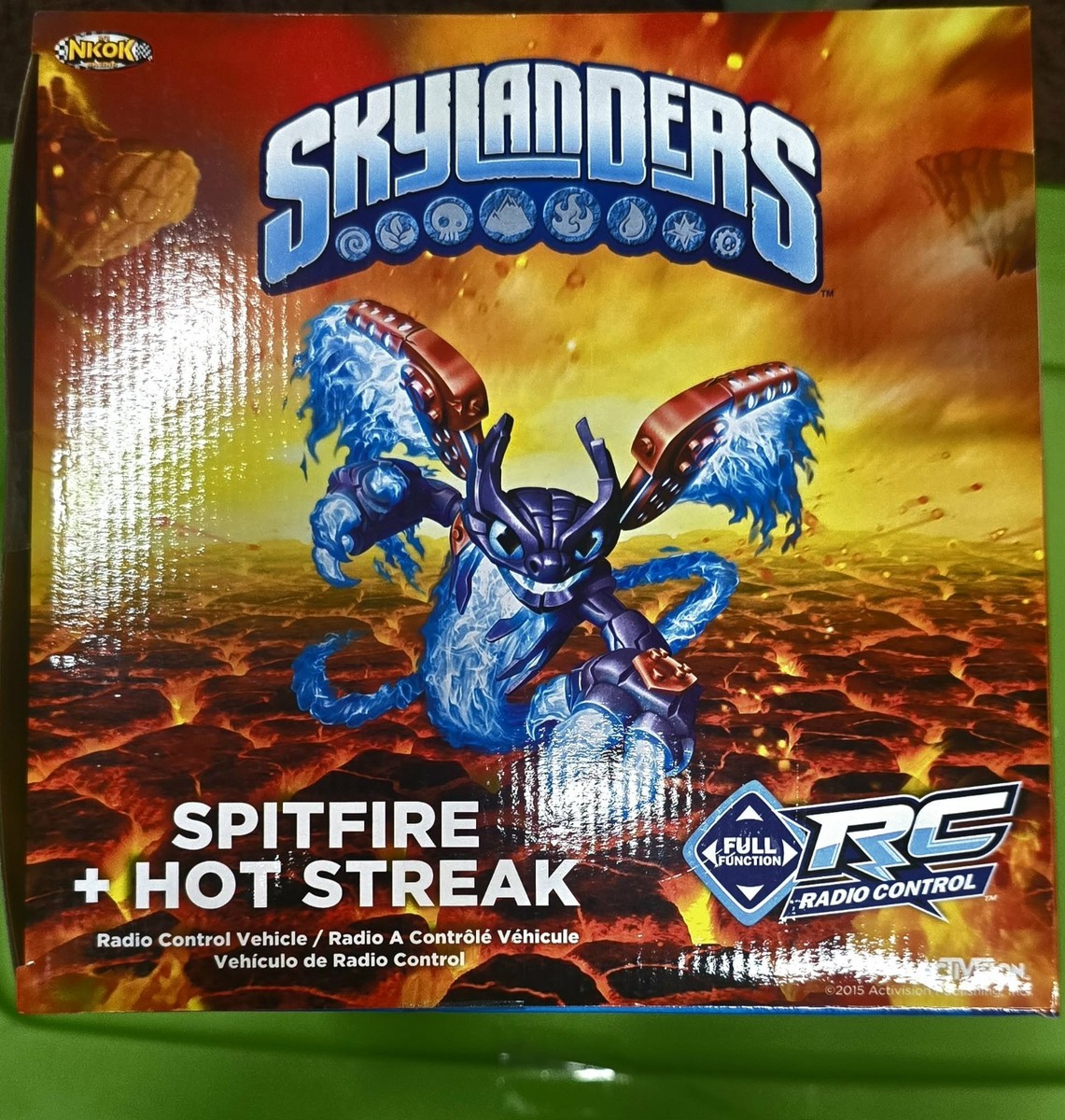 Skylanders Superchargers Spitfire Hot Streak remote control SEALED