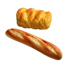 Artificial Bread Decoration Simulation Food Bread for Home Festivals Stores