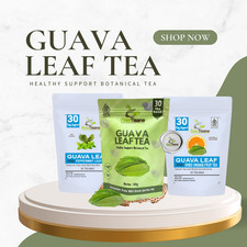 Guava Leaf Tea Bags, 3 Sachet Variants, Contains 30 Tea Bags