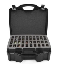 CASEMATIX Hard Shell Miniature Carrying Case - 80 Slot Figurine Min... Fast Ship