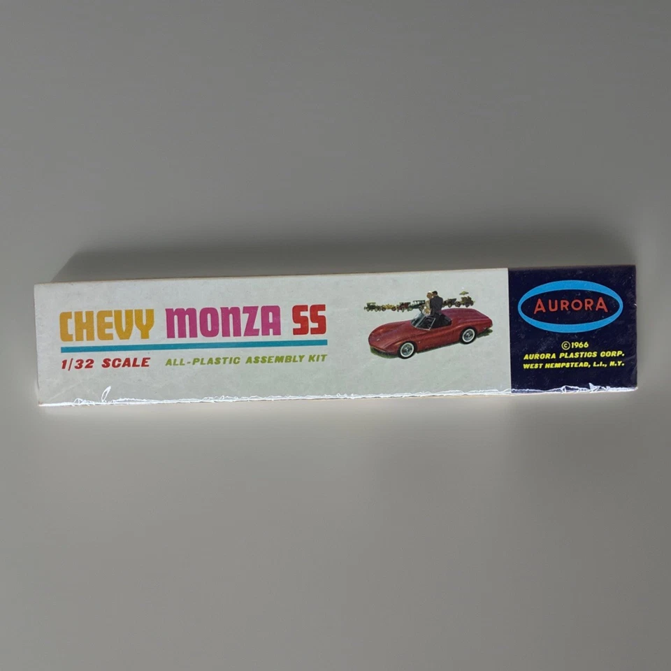 1966 Aurora Chevy Monza SS 1/32 Scale Kit # 675 - 79 Very Rare Sealed !🔥 - Image 4 of 4