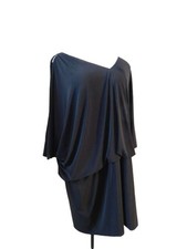 Betsy Adam Size 22W Plus Size Black Bling Dressy Formal Evening Dress Elegant