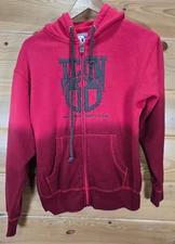 Icon Motorsports Women's Hoodie Full Zip Size MD Ombre Tie Dye MX Moto