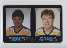 1985-86 7-Eleven NHL Collectors' Series Marcel Dionne Dave Taylor #8 HOF 0i5