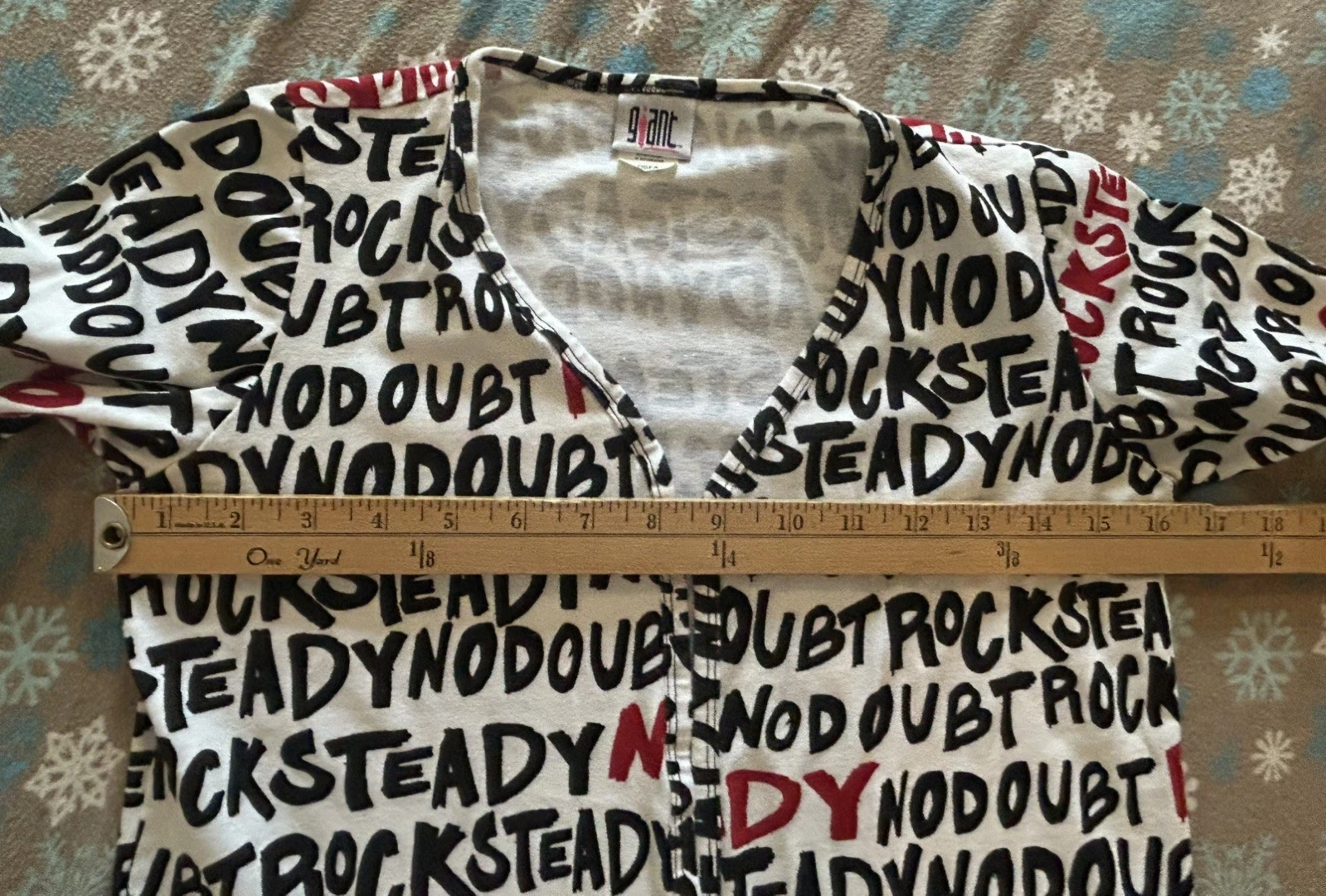 VTG Rare 2001 Official No Doubt Band Gwen Stefani ROCK STEADY Jacket Giant tag image 5