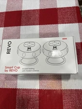 2 Pack REVO Original 4-in-1 Smart Cupping Therapy Massager, Red Light Therapy