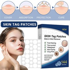 720PCS Skin Tag Remover Patches Quick Effective Mole Wart Removal Pad Sticker