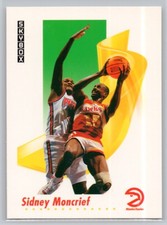 1991-92 SKYBOX #6 SIDNEY MONCRIEF ATLANTA HAWKS