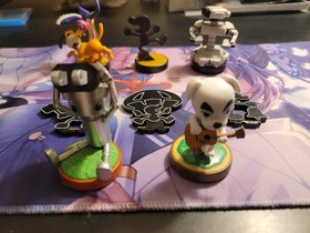 Lot 5 Nintendo Amiibo Rob R.O.B. Duck Hunt Mr. Game & Watch KK Slider Chibi Robo