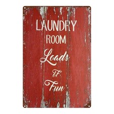 Metal Retro Sign 8x12 Inches Wall Decor