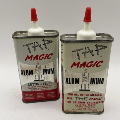 Tap Magic Aluminum Cutting Fluid 4oz cans Lot of 2 #10