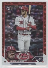 2023 Topps Series 2 Red Foil 106/199 Mike Siani Michael Siani #654 16in