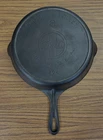 Griswold #8 Cast Iron Skillet 704F Large Slant Logo Heat Ring Flat Erie PA