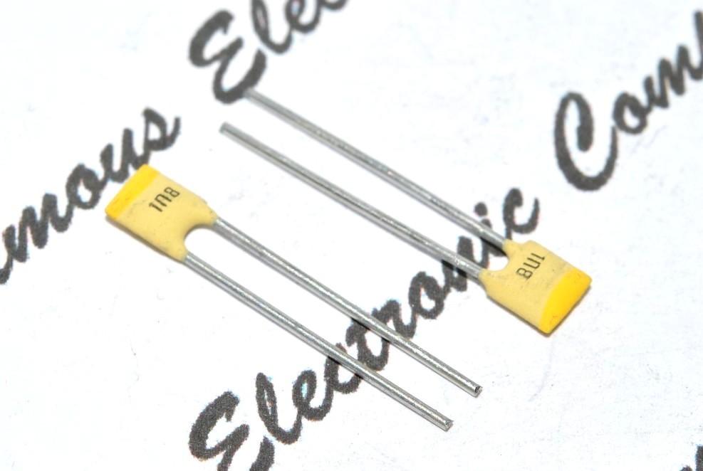 6pcs - PHILIPS 180P (180PF 0.18nF) 100V P:2.5mm Class1 Ceramic Capacitor (PP