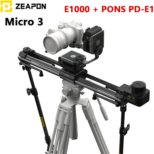 ZEAPON Micro 3 E1000 Motorized Rail Slider Double Distance with PD 