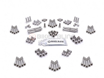 Honda CRF50F 2008 Edelstahl Motorgehäuse Gehäusedeckel Motorrad Schrauben Kit