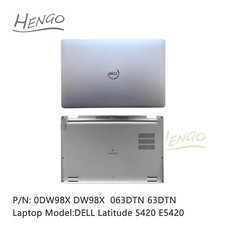 New For Dell Latitude 5420 E5420 Top Back Cover 0DW98X Bottom Case 063DTN