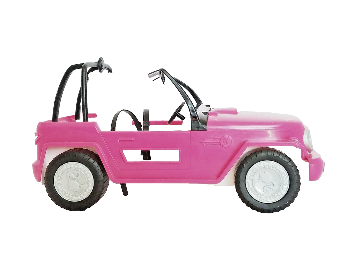 Barbie Pink Jeep 2012 Mattel Beach Safari Cruiser Plastic | eBay