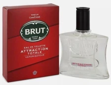 BRUT ATTRACTION TOTALE by FABERGE for Men 3.4 oz 100 ml Eau de Toilette Spray