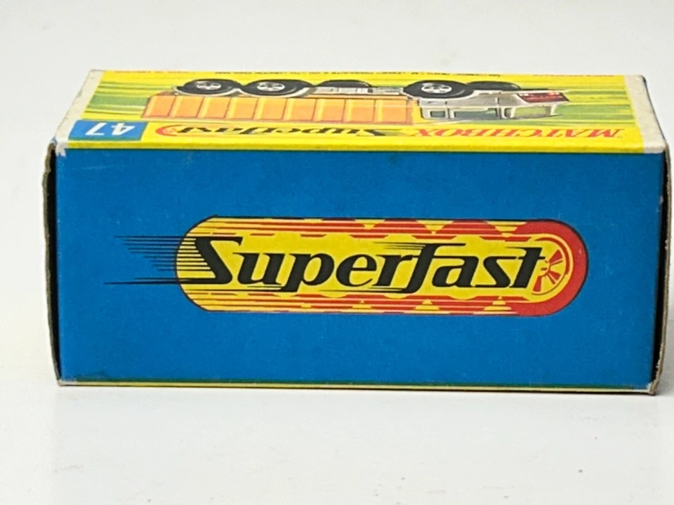 Matchbox Superfast No. 47 DAF Tipper Container Truck with Original Box, Nice - Image 4 of 4