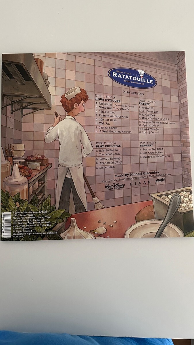 レミーのおいしいレストラン　ratatouille レコード　vinyl Ratatouille (Original Soundtrack) by Michael Giacchino