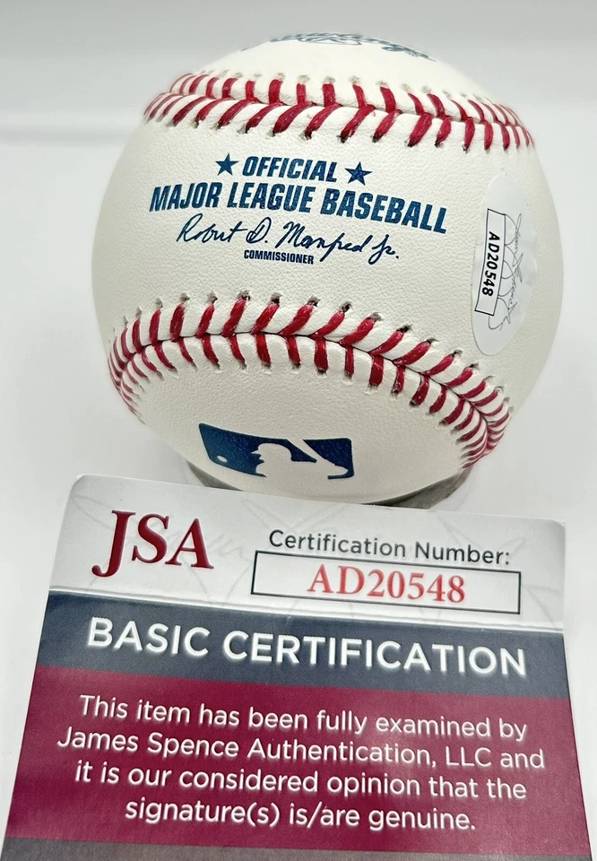 Eloy Jimenez Signed Offical Major League Baseball JSA COA - Image 2 of 2