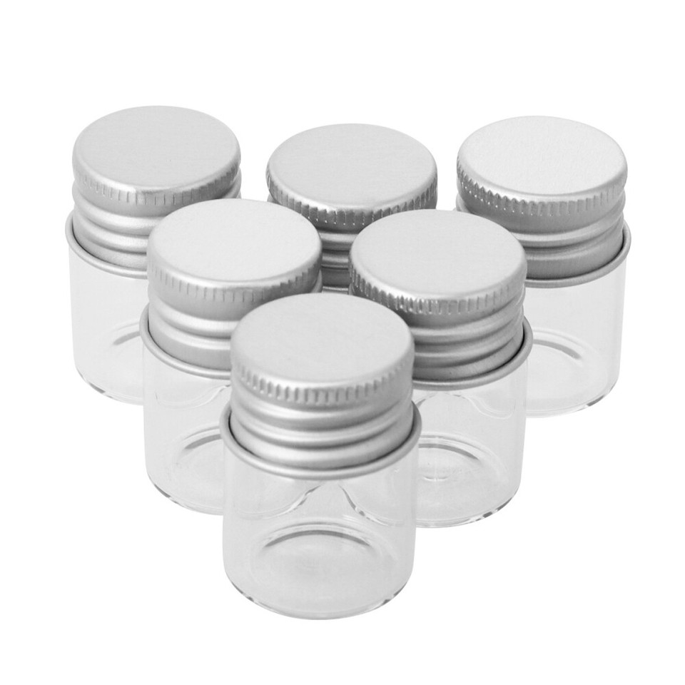 20PCS Glass Sample Bottles Tiny Glass Bottles Small Glass Jars eBay