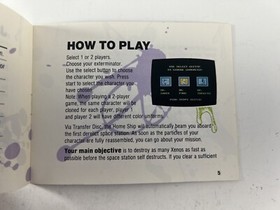 Xenophobe NES Nintendo Manual Only 