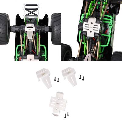 Edelstahl Chassis Achsenschutz Skid Plate Upgrade Für LOSI 1/18 Mini LMT RC Part