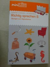 XXXX mini Lük Heft , Richtig sprechen S , Übungen zum Sigmatismus , NEU