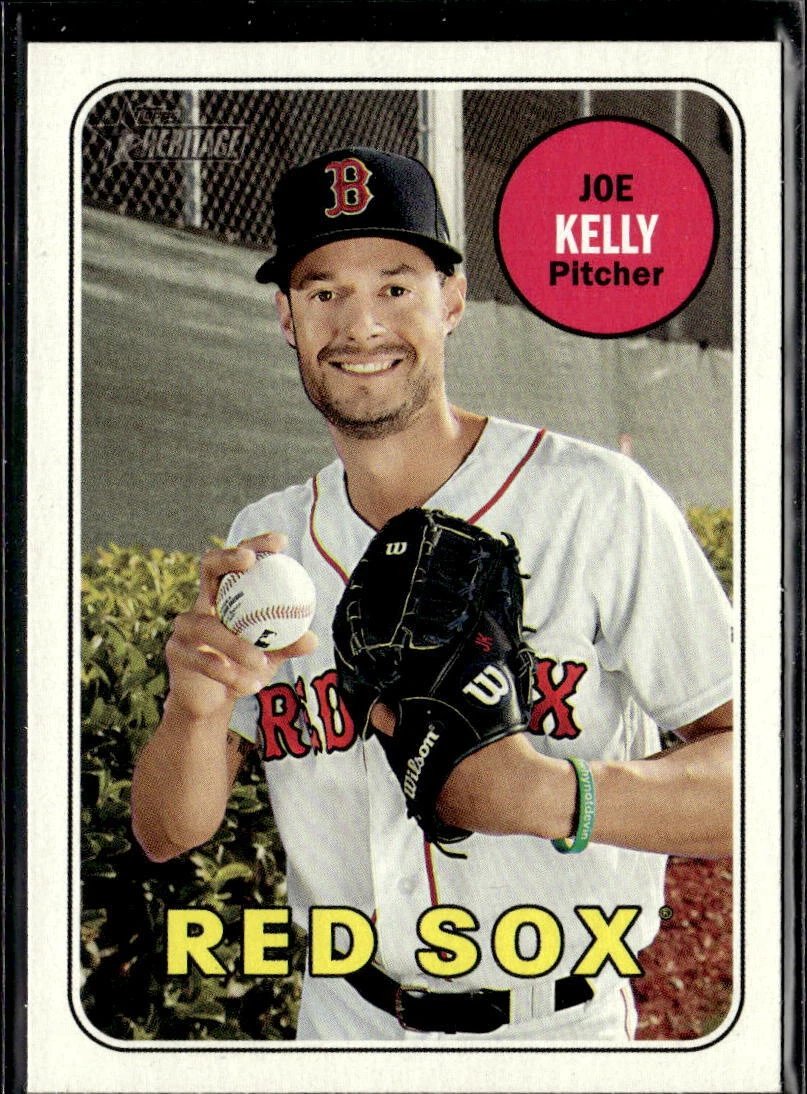 2018 Topps Heritage Joe Kelly Boston Red Sox #562  4 Card Lot