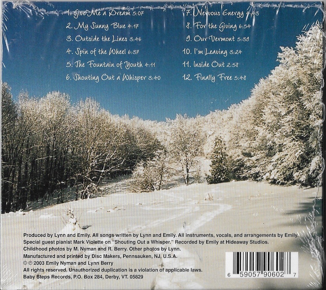 Outside the Lines by Emily Nyman (CD, 2003) Brand New Sealed