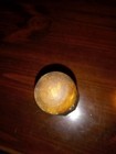 Vintage Small Clear Glass Bottle With Corked Wooden Top — photo 6