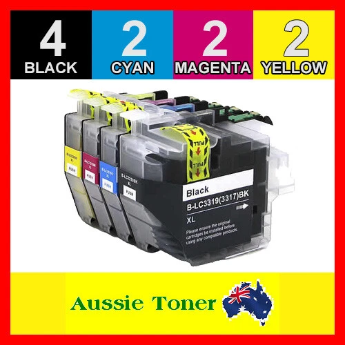 10x Ink Cartridges LC-3319XL for Brother MFC-J6930DW MFC-J5730DW MFC-J6530DW - Picture 1 of 1