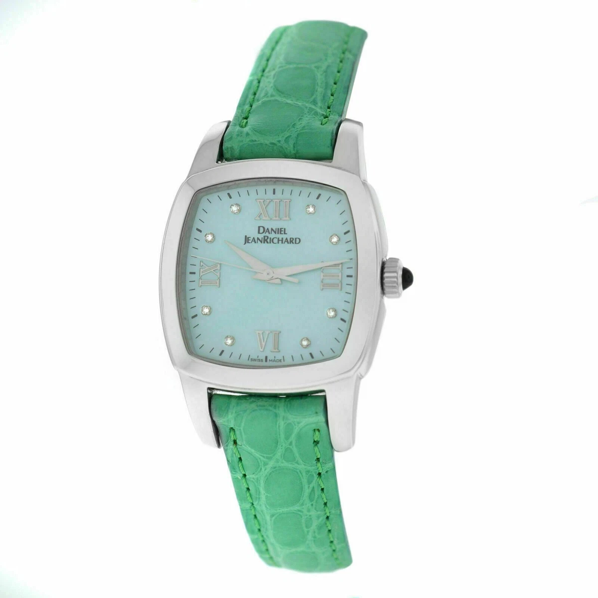Montre quartz diamant Daniel Jean Richard cran Milady 95006 01 8144 MOP