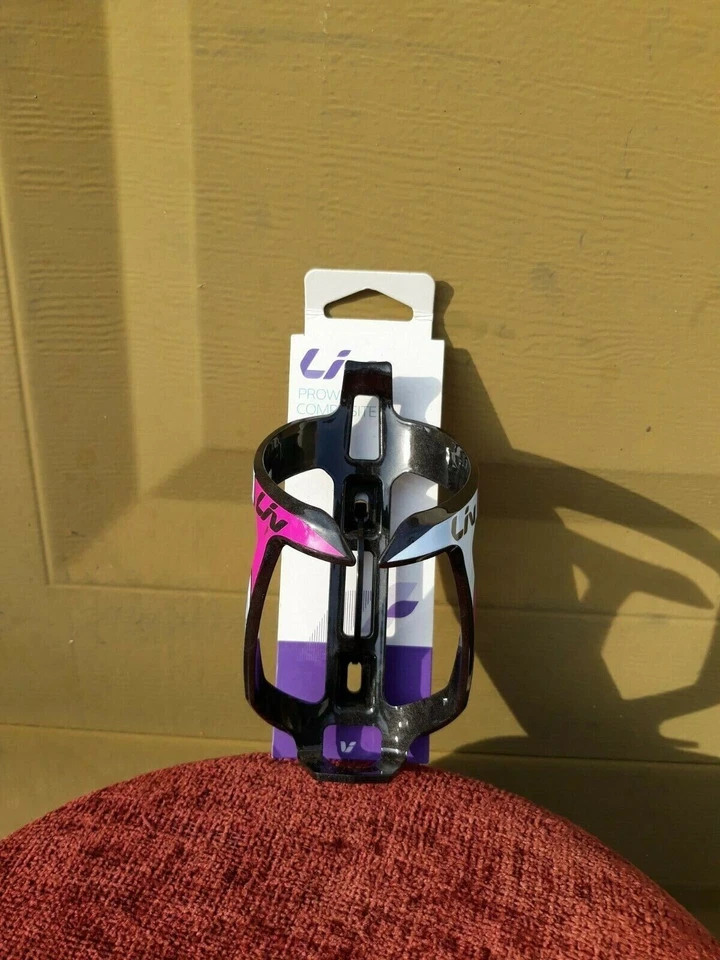 Jaula para botellas de agua de carbono GIANT Proway 34 g bicicleta rara OEM NUEVO TT carretera Foto 4 de 4