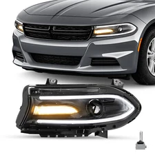 For Dodge Charger 2015-2022 HID Xenon LED Headlight Left Driver Side Headlamp 