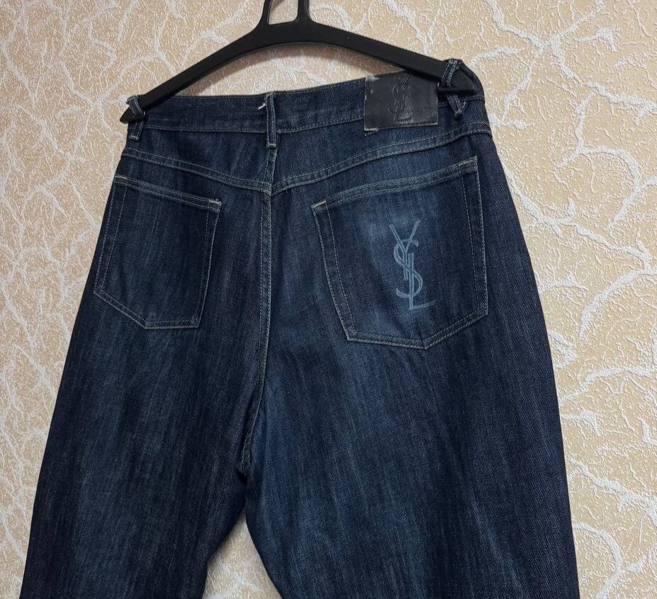 Jeans vintage Yves Saint Laurent blu denim YSL Y2K taglia 36x32