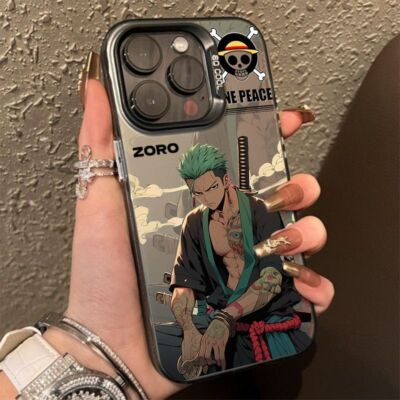 One Piece Zoro Cartoon Phone Case For iPhone 15 14 13 Pro Max 11