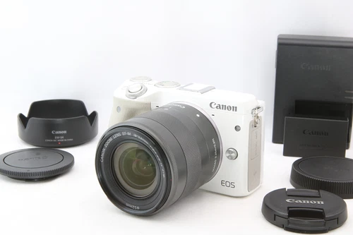[excellent+5] Canon EOS M3 White with EF-M 18-55mm F3.5-5.6 IS STM Lens Kit （AU）