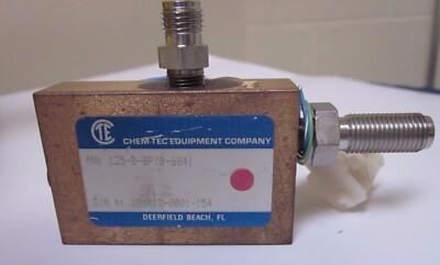 Chem-Tec CTE 125-B-BP (B-634)  Brass Bypass Adjustable Flow Monitor