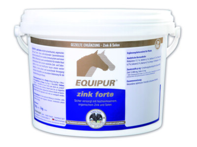 Equipur Zink forte Pellets 3 kg | Pferd 
