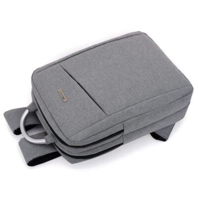 Water Resistant Backpack with Padded Comfort & Laptop Sleeve - Canvas Grey