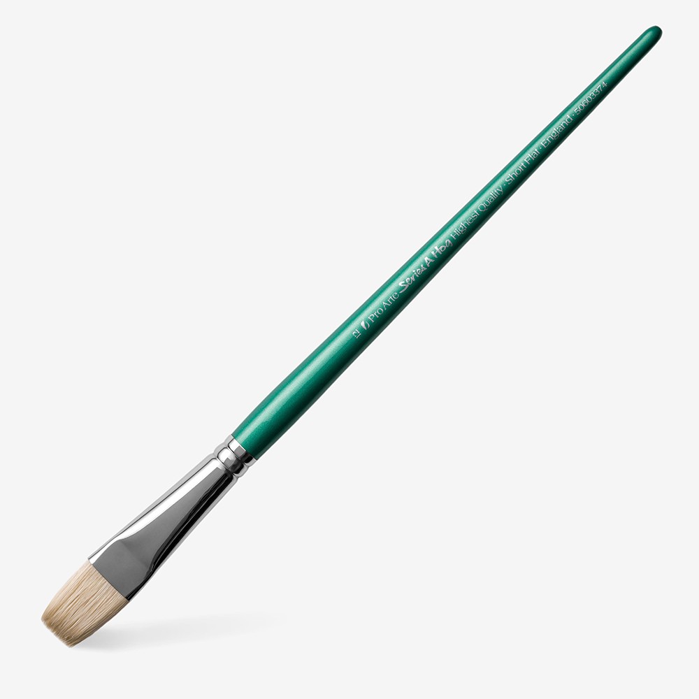 Pro Arte : A Hog : Hog Bristle : Series A : Short Flat : Size 12