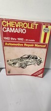 Camaro Repair Manual Chevrolet 1982 Thru 1992 All Models Guide Bookhaynes