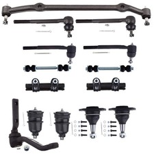 14pc Front Suspension Kit Idler Arm Tie Rods Ball Joint Stabilizer Links