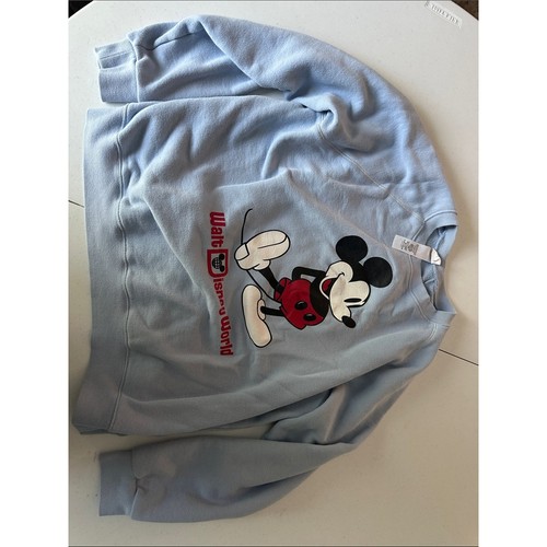 Light Blue Disney Mickey Mouse Crewneck Sweatshirt #D15