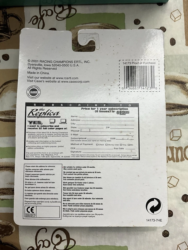 Case IH 8455 Round Baker Ertl 1/64 scale - Image 2 of 2