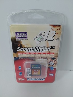 Transcend SD 512 MB Secure Digital (TS512MSDC)